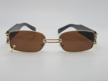 Load image into Gallery viewer, Fashion small Rectangle Unisex Luxury Sunglasses Vintage Punk Oversized