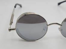 Load image into Gallery viewer, Fashion Silver Circle Unisex Luxury Sunglasses Vintage Punk