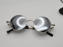 Load image into Gallery viewer, Fashion Silver Circle Unisex Luxury Sunglasses Vintage Punk