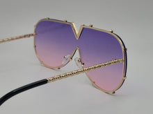 Load image into Gallery viewer, Fashion Multi Color Rectangle Unisex Luxury Sunglasses Vintage Punk