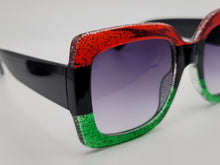 Load image into Gallery viewer, Multi Colored Rectangle Unisex Luxury Sunglasses Vintage Punk