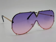 Load image into Gallery viewer, Fashion Multi Color Rectangle Unisex Luxury Sunglasses Vintage Punk