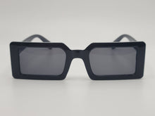 Load image into Gallery viewer, Fashion All Black Rectangle Unisex Luxury Sunglasses Vintage Punk