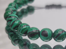 Load image into Gallery viewer, Stunning Handcrafted 6mm Malachite Adjustable Bracelet: A Beaded Beauty for All