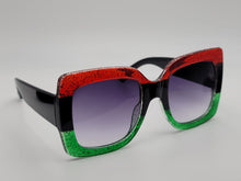 Load image into Gallery viewer, Multi Colored Rectangle Unisex Luxury Sunglasses Vintage Punk