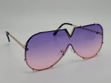 Load image into Gallery viewer, Fashion Multi Color Rectangle Unisex Luxury Sunglasses Vintage Punk