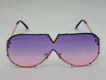 Load image into Gallery viewer, Fashion Multi Color Rectangle Unisex Luxury Sunglasses Vintage Punk