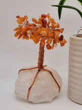 Load image into Gallery viewer, Feng Shui Carnelian Crystal Tree Handmade Genuine crystals