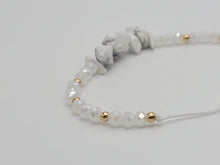 Load image into Gallery viewer, Howlite Natural Healing Bracelet Chip Bracelet Natural Howlite