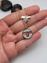 Load image into Gallery viewer, Elegance Redefined: Bute Bee Pendant Necklace in Rose Gold Tone