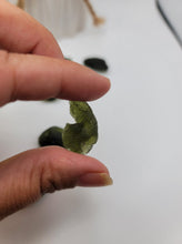 Load image into Gallery viewer, 100% Natural Raw Moldavite / Genuine Moldavite from Czech Republic 1 Tumble