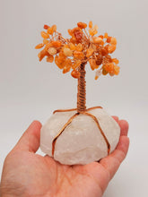 Load image into Gallery viewer, Feng Shui Carnelian Crystal Tree Handmade Genuine crystals