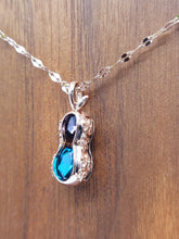 Load image into Gallery viewer, Elegant 18 Inch Rose Gold Peanut Pendant Necklace - Perfect Gift for Her