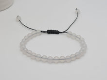Load image into Gallery viewer, Milky Quartz 4mm Bracelet Powerful Bracelet Adjustable