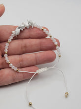 Load image into Gallery viewer, Howlite Natural Healing Bracelet Chip Bracelet Natural Howlite