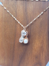 Load image into Gallery viewer, Gorgeous Peanut with Pearl Necklace Cute Peanut Pearl Necklace