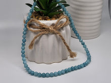 Load image into Gallery viewer, Handmade Blue Chalcedony Choker necklace 16 CM Genuine Crystals