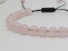 Load image into Gallery viewer, Rose Quartz 4mm Bracelet Powerful Bracelet Adjustable