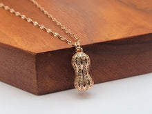 Load image into Gallery viewer, Gorgeous Peanut with Pearl Necklace Cute Peanut Pearl Necklace