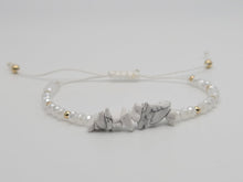 Load image into Gallery viewer, Howlite Natural Healing Bracelet Chip Bracelet Natural Howlite