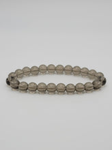 Load image into Gallery viewer, Smoky Quartz Crystal Bead Bracelet 8mm, Genuine Gemstone Bracelet, Protection Relieves Stress Anxiety