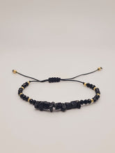 Load image into Gallery viewer, Trendy Black Obsidian Healing Bracelet Chip Bracelet Handmade Adjustable