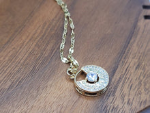 Load image into Gallery viewer, Elegant Greek Pendant Necklace: 18-Inch Rose Gold Beauty A Stylish Statement Piece