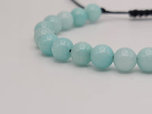 Load image into Gallery viewer, Blue Chalcedony 4mm Bracelet Powerful Bracelet Adjustable