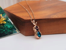 Load image into Gallery viewer, Elegant 18 Inch Rose Gold Peanut Pendant Necklace - Perfect Gift for Her