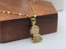 Load image into Gallery viewer, Cute Buddha Necklace 18K Gold Plated Cute Laughing Buddha