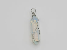 Load image into Gallery viewer, Opal Wire Wrapped Necklace: Daily Wear, Perfect Gift for Her or Him Opalite