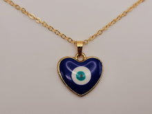 Load image into Gallery viewer, Evil Eye Necklace Blue Evil Eye Blue Eye Necklace • Gift for Her • Anniversary Gift • Birthday Gift •