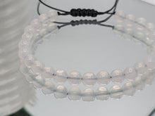 Load image into Gallery viewer, Milky Quartz 4mm Bracelet Powerful Bracelet Adjustable