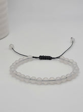 Load image into Gallery viewer, Milky Quartz 4mm Bracelet Powerful Bracelet Adjustable