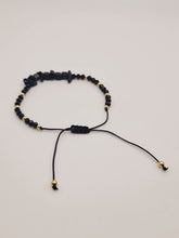 Load image into Gallery viewer, Trendy Black Obsidian Healing Bracelet Chip Bracelet Handmade Adjustable