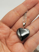 Load image into Gallery viewer, Natural Handmade Crystal Necklace Hematite Heart shaped Necklace