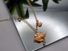 Load image into Gallery viewer, Dainty planet choker or necklace / Saturn necklace / ufo necklace /