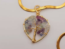Load image into Gallery viewer, Fluorite Choker Necklace, Minimalist gifts, Cute trendy Choker Necklace