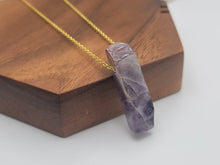 Load image into Gallery viewer, Crystal Necklace Golden Amethyst, Amazonite, Tiger Eye , Rose Quartz