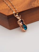 Load image into Gallery viewer, Elegant 18 Inch Rose Gold Peanut Pendant Necklace - Perfect Gift for Her