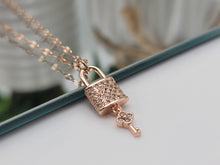 Load image into Gallery viewer, I Love You Necklace Rose Gold - Trendy Locker necklace