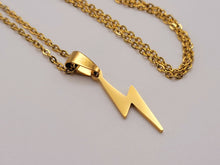 Load image into Gallery viewer, Thunder Necklace Beautiful Gift Necklace , Dainty Necklace, Stainless Steel