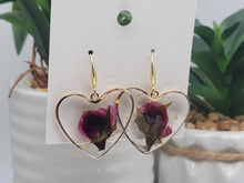 Load image into Gallery viewer, Pressed Wild Flower Earrings | Multi Flower Earrings | Resin Jewelry