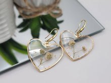 Load image into Gallery viewer, Pressed Wild Flower Earrings | Multi Flower Earrings | Resin Jewelry