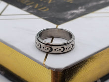 Load image into Gallery viewer, Spinner Ring Titanium steel Worry Ring, Meditation Ring Anxiety / Stress