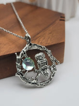 Load image into Gallery viewer, Crystal Necklace Wired Owl Necklace MoonStone