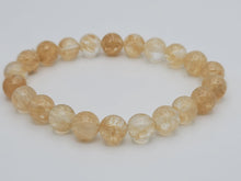 Load image into Gallery viewer, Citrine Bracelet Natural Citrine Stone Solar Plexus Chakra Meditation Bracelet Handmade