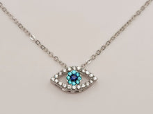 Load image into Gallery viewer, Beautiful Blue Evil Eye Necklace For Protection