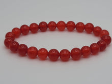 Load image into Gallery viewer, Carnelian Bracelet | Root Sacral Chakra Healing Stone | Virgo Zodiac | Vitality | Passion | Energy Boost | Natural | Creativity | Protection