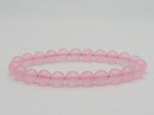 Load image into Gallery viewer, Rose Quartz Bracelet~ Self Love & Romance 8mm
